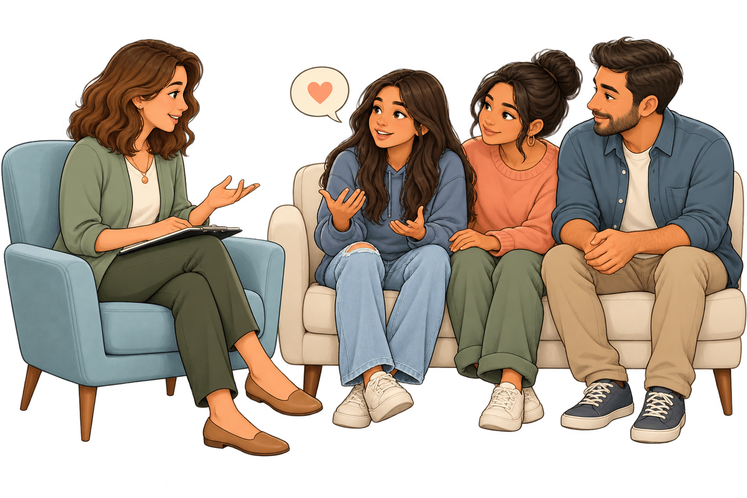Teen family therapy session-2